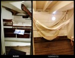 bunks hammocks